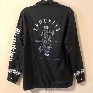 Brooklyn Cloth Black Windbreaker